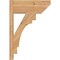 Ekena Millwork Merced Slat Smooth Outlooker, Western Red Cedar, 7 1/2"W x 18"D x 26"H OUT08X18X26MRC06SWR - alternate 3